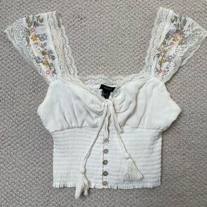 Forever 21 Floral Top Size S